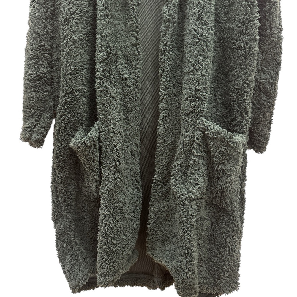 ASOS Extreme Oversized Duster Coat In Borg Ponderosa Pine - Picture 4 of 4
